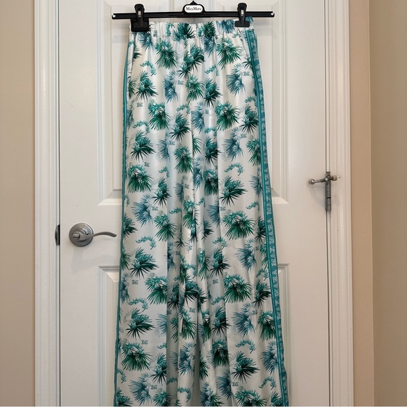 NWT Max Mara 100 % Silk Blouse & Matching Pants Set Size: M US4/6 Spring/Summer - Picture 12 of 17